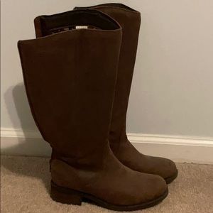 Ugg Suede Leather Riding Boots